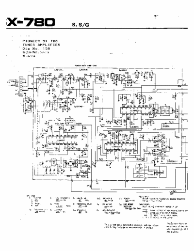  Pioneer SX780 Audio Amplifier